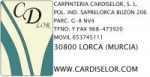 CARPINTERÍA CARDISELOR, S.L.